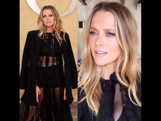 ║• instagram [@missjobaker] babe face @teresapalmer @dior keeping #makeup "effortless californian " with champagne and golden