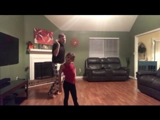 Daddy daughter dance to perm by @brunomars