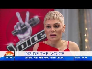 Today extra jessie j opens up about feud with delta