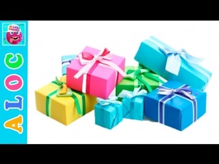 Gifts for subscribers of channel a lot of candy play doh logos and magic hi and birthday