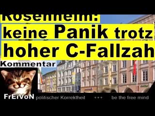 Keine panik trotz hoher c fallzahlen! rosenheim kommentar