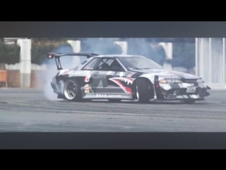 Drift vine | nissan skyline gtr r32 gao xuan tests before stage of d1gp china