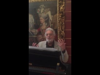 It was a great pleasure to receive a video message from mo plácido domingo to voices of 2017!