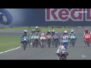 Fenati and ajo clash in moto3 warm up