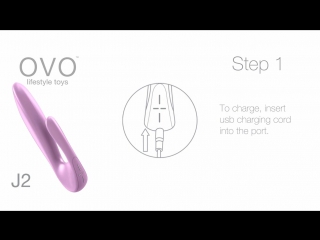 Ovo j2 rechargeable rabbit rose