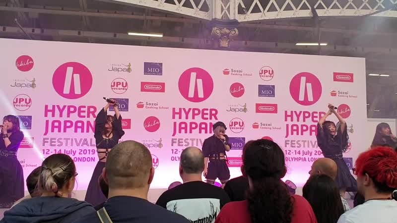 Necronomidol live at hyper japan festival in olympia london, uk