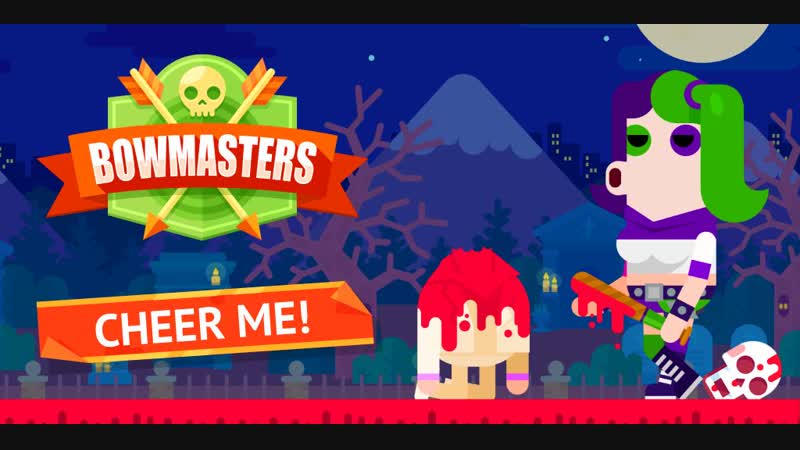 Поляковский летсплей🐷 bowmasters🎭 #3 (новый vip перс bad girl)