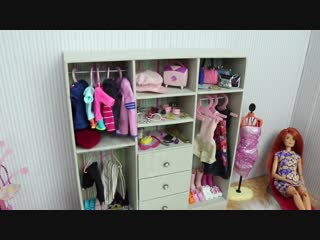 Como fazer um closet para barbie parte 1