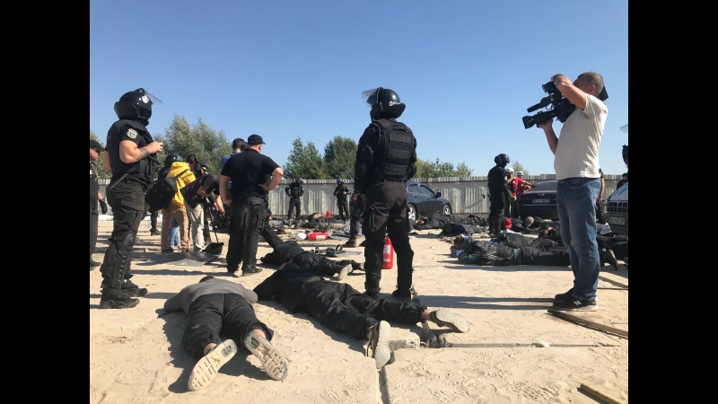 Відео сутичок на осокорках у києві