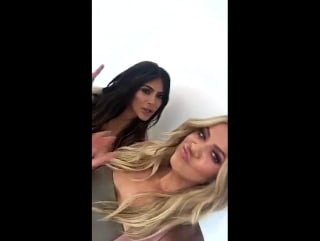 Khloe & kim kardashian