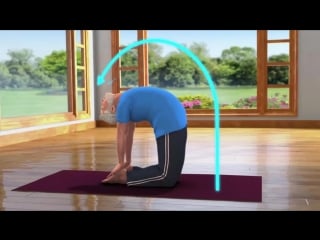 Yoga with modi ustrasana english уштрасана