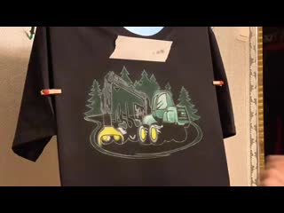 Аэрография / форвардер john deere