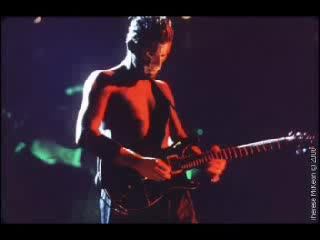 Wes borland presenting ibanez guitar