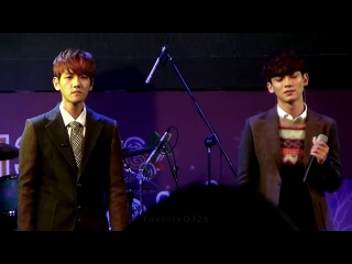 [fancam] 131206 baekhyun&chen focus @ sbs special winter concert