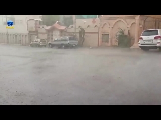 Rainstorm and flash floods in saudi i taif 10 07 2018