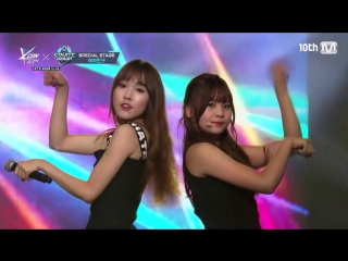 [perf] gfriend black cat (160809 mnet kcon in la)