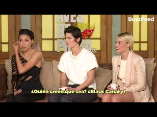 Margot robbie y el elenco de aves de presa juegan ¿quién es la más