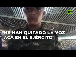 Soldado se suicida por presiones al apoyar el paro nacional en colombia