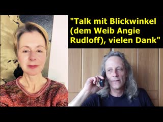 "talk mit blickwinkel (dem weib angie rudloff), vielen dank"