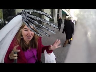 Скелет на сигвее