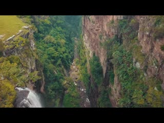 🎬 taryn elliott a waterfalls from high atop 🌌 nature (no copyright video 106) [4k] 🇿🇦