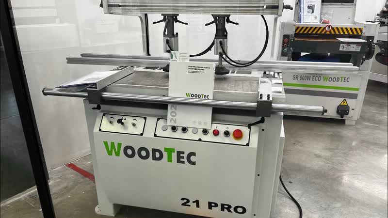 Станок сверлильно присадочный woodtec 21 pro видеообзор с выставочного зала