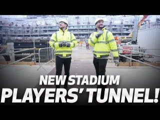 Players tunnel hugo lloris and harry kane at spurs new stadium