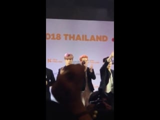 [180929] monsta x fancam red carpet @ kcon 2018 thailand