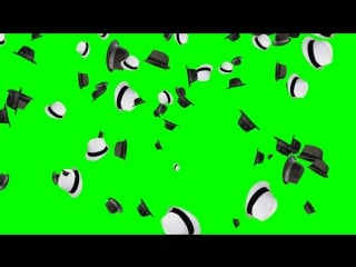 [mlg] fedora rain [green screen]