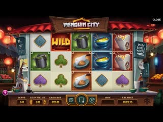 Игровой автомат penguin city (yggdrasil gaming)