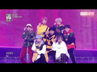 170921 bts 고민보다 go @ mnet comeback show