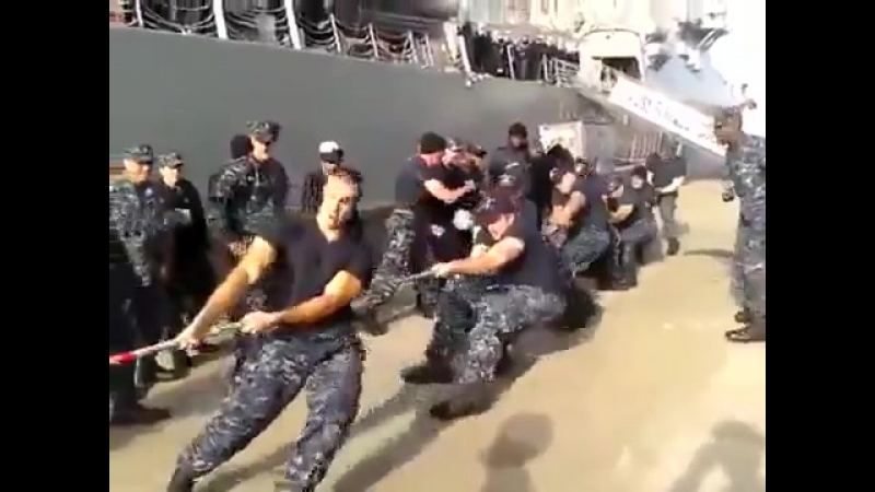 Русские моряки vs американские моряки