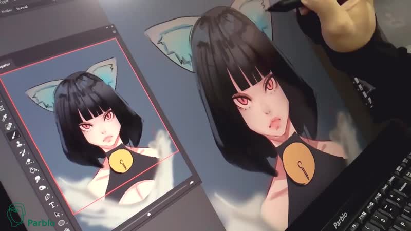 Divineko speed paint with parblo mast 22