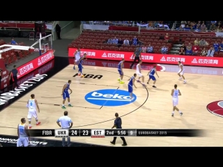 Ukraine v estonia group d game highlights eurobasket 2015