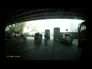 Mumbai road rage auto driver arrested a deliberate accident with god grace biker was