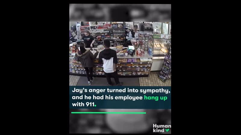 Catch porn video – Shop owner catch a shoplifter and instead of getting them arrested, he feeds the porn because he's hungry