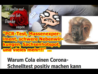 „pcr test, massenexperiment, schwere nebenwirkungen, sachsenhotspots und vieles mehr!!!“