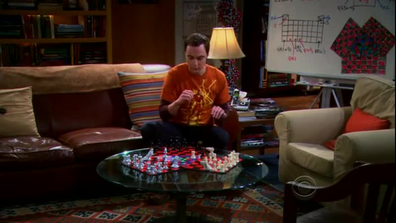 Шелдон играет в шахматы на троих [тбв]