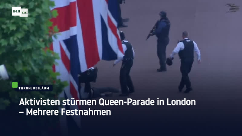 Aktivisten stürmen queen parade in london – mehrere festnahmen