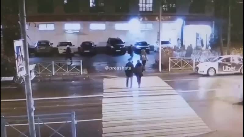 Очередное дтп на пешеходном переходе в питере