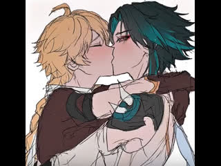 ↬ genshin influence ; xiao x aether