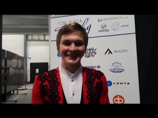 Mikhail kolyada interview for goldenskate finlandia trophy 2018