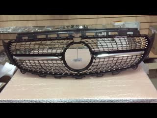 Решетка радиатора mercedes benz e class w213 diamond черная