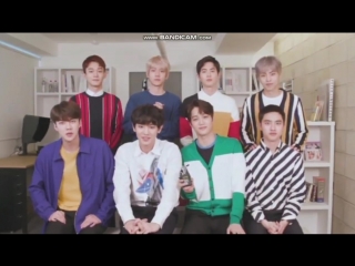 180525 exo support message for chanyeol & sehun in "secret queen makers" web drama