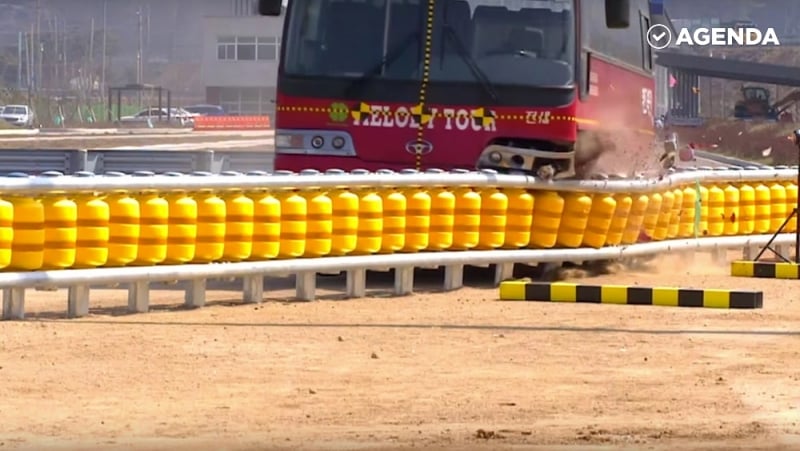 «умное» дорожное заграждение