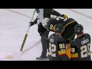 Golden knights' subban porn to leave after save in the third | october 21, 2017