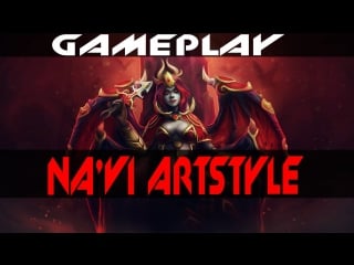 Na'vi artstyle queen of pain gameplay | dota 2