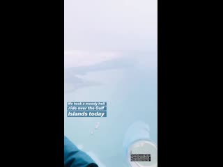 Video eliza during her birthday helicopter ride via ninadefilla ig story the100