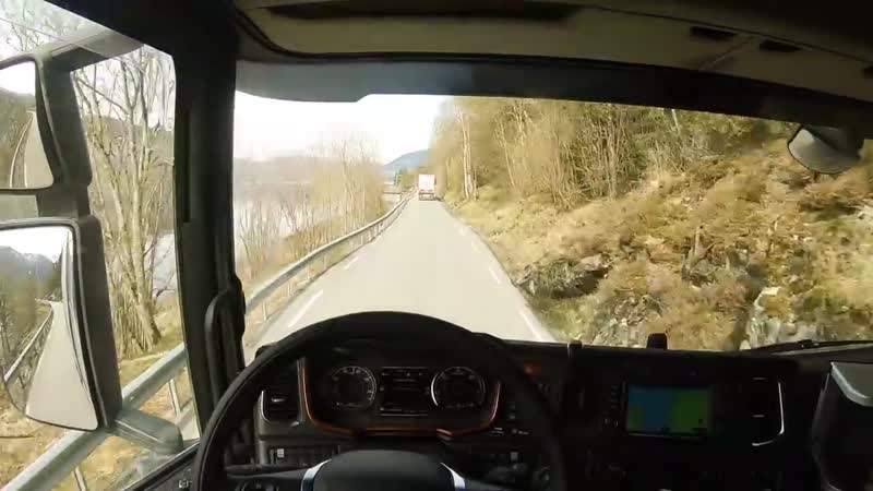 Driving scania s520 odda ålvik rv13 (part 2 3)