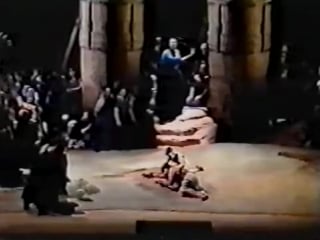 Jose cura samson et dalila last scene, teatro regio di torino 1997